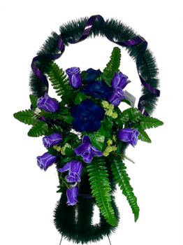 Корзина ваза Королѐк(Фиолетовый) 85*45см