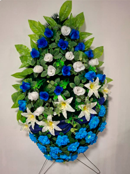 Пальмира синяя. В 150/120см. Ш 70см.