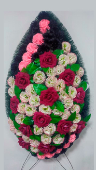Контраст, розовый В 150/120см. Ш 70см
