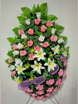 Пальмира розовая. В 150/120см. Ш 70см.